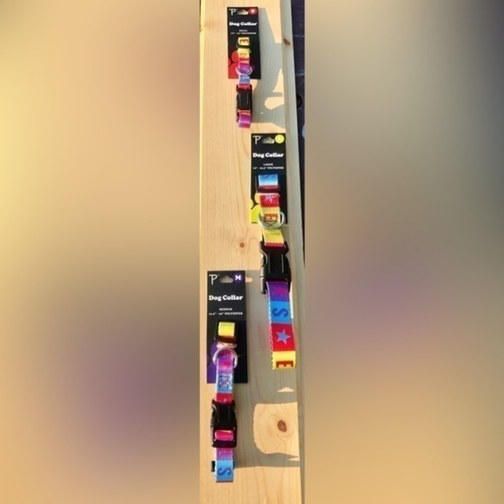 🕸️Elvis Color Block adjustable Dog Collar Snap Buckle